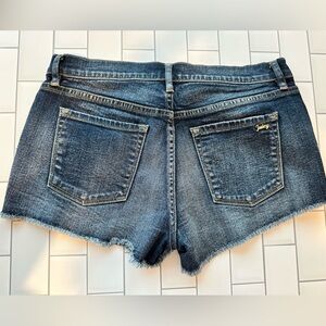 Juicy couture denim shorts low rise
